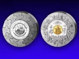 В Нижнем Новгороде выпустили монету-пазл с изображением Христа и апостолов