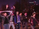 Московская милиция подвела итоги ночных гуляний болельщиков