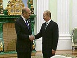 Путин и Ольмерт проговорили в Кремле дольше запланированного. Результат журналистам не объявили