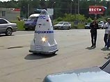 Пермский робот-полицейский уходит на зимние каникулы - он не способен передвигаться по снегу