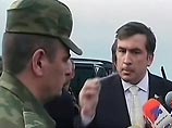 Саакашвили приехал на место инцидента прямо с вокзала 