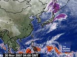 На Сахалин движется ураганный циклон