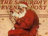 "Санта-Клаус" знаменитого иллюстратора Нормана Рокуэлла продан на Christie's за 2,5 млн  долларов