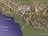 Российские миротворцы прибыли на российско-абхазскую границу по реке Псоу для ротации
