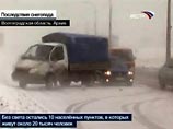 В Волгоградской области сильный снегопад обесточил девять населенных пунктов
