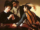 По словам коллекционера, купленная им работа является ранней версией картины "Шулеры" По словам коллекционера, купленная им работа является ранней версией картины "Шулеры"