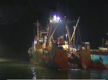 В результате пожара, вспыхнувшего на камбоджийском судне "Винсент" у берегов Сахалина, погибли четверо русских членов экипажа
