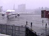 Прошедший в Москве ночью снегопад не повлиял на работу аэропортов