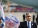 По итогам первого дня визита в Израиль президент США Джордж Буш и израильский премьер Эхуд Ольмерт дали в среду вечером совместную пресс-конференцию
