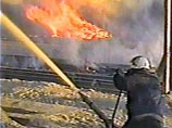 На нефтебазе в Ингушетии произошел пожар, возможно был взрыв