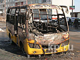 Во Владивостоке сгорел пассажирский автобус