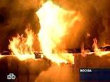 Пожар на складе на севере Москвы - погиб один человек Пожар на складе на севере Москвы - погиб один человек