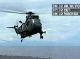 Вертолеты ВВС Великобритании эвакуируют людей