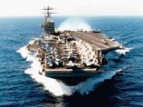 В ответ с авианосца были подняты четыре истребителя F-18 В ответ с авианосца были подняты четыре истребителя F-18
