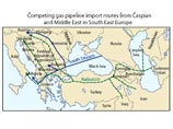 трасса пройдет по экономической зоне либо Турции (которую исключили из проекта "Южный поток" в 2006 году), либо Украины и Румынии