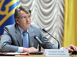 Президент Украины Ющенко надеется на развитие отношений с Россией при Медведеве