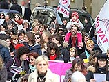 В Италии женщины отметили 8 марта демонстрациями в защиту своих прав