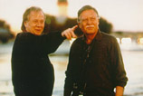 Петерсен (слева) с оператором Майклом Боллхаусом