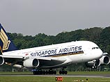 Крупнейший в мире авиалайнер А380 отправился в первый рейс из Сингапура в Лондон