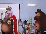 В Петербурге открылась посвященная Медведеву выставка карикатур "Превед, медвед"