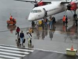 Самолет Ту-154 с российскими волейболистами на борту повредил крыло после приземления в аэропорту польского города Лодзь