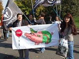 "Антипризывной марш" около телецентра  "Останкино" завершился без инцидентов