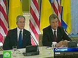 Пока президент США Джордж Буш в Киеве обещает Украине поддержку в вопросе вступления в НАТО, в Москве депутаты Госдумы дают понять, что это повлечет кризис в отношениях с Россией