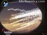 Затопление космической станции "Мир" Затопление космической станции "Мир"