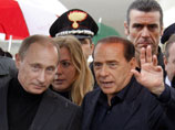 "Друг Владимир" прилетел к Сильвио Берлускони на Сардинию. Они будут секретничать без журналистов
