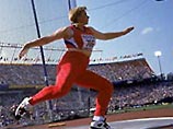 Олимпийская чемпионка Афин в метании диска россиянка Наталья Садова