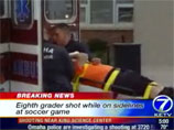 В США на школьном дворе шальная пуля ранила восьмиклассника, залетев ему в рот 
