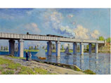 За 41,5 млн долларов ушло с аукциона Christie's "Импрессионизм и современное искусство" полотно Клода Моне "Железнодорожный мост", написанное им в 1873 году