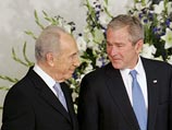 В первый день своего пребывания в Израиле Буш встретится с президентом этой страны Шимоном Пересом