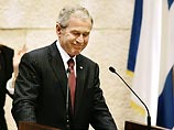 Помолившись, Буш выступил в парламенте Израиля. Кнессет пять раз аплодировал ему стоя