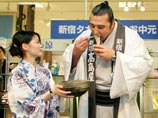 В Японии Императорский кубок по сумо впервые выиграл европеец