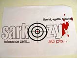 Президент Франции хочет засудить производителей футболок с надписью "Саркози. Нулевая терпимость"