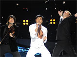 Российские артисты поздравляют Диму Билана с победой на "Евровидении-2008"