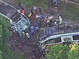 Железнодорожная авария произошла в среду вечером в США. В пригороде Бостона столкнулись два пригородных электропоезда