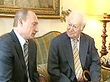 Владимир Путин во Франции встретился с писателем Морисом Дрюоном
