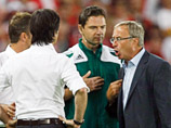 УЕФА не может решить, как наказать поругавшихся тренеров Австрии и Германии