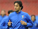 Нападающий сборной Италии постарается непременно забить гол в ворота команды Испании в четвертьфинале Евро-2008,