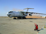 В Судане при взлете из аэропорта Хартума разбился транспортный Ил-76, экипаж погиб