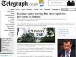 Журналисты Sunday Telegraph со ссылкой на анонимные источники на Уайтхолле сообщают о том, что "российские шпионы оставляют открытой дверь для террористов в Великобритании"
