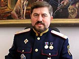 Верховный Атаман СКВРиЗ, казачий генерал Водолацкий, который командовал установкой памятника, издал приказ