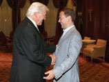 В пятницу президент РФ Дмитрий Медведев встретился с министром иностранных дел Германии Франком-Вальтером Штайнмайером