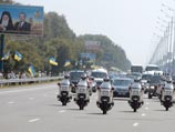 В Киеве во время торжеств 25-27 июля ограничено движение транспорта в центре столицы, а также по пути следования высоких гостей