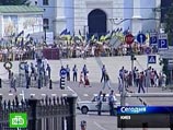 Милиция не пускает сторонников Алексия II на литургию в Киеве
