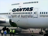 Взрыв кислородного баллона мог стать причиной дыры в фюзеляже аварийно севшего на Филиппинах самолета Qantas 
