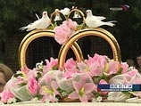 Россия переживает очередной свадебный бум, на сей раз посвященный "трем восьмеркам" Россия переживает очередной свадебный бум, на сей раз посвященный "трем восьмеркам"