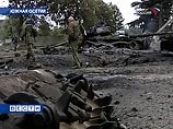 Количество грузинских танков, подбитых на улицах Цхинвали, уже составило шесть единиц бронетехники